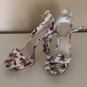 🆕David’s Bridal Floral Ankle Strap